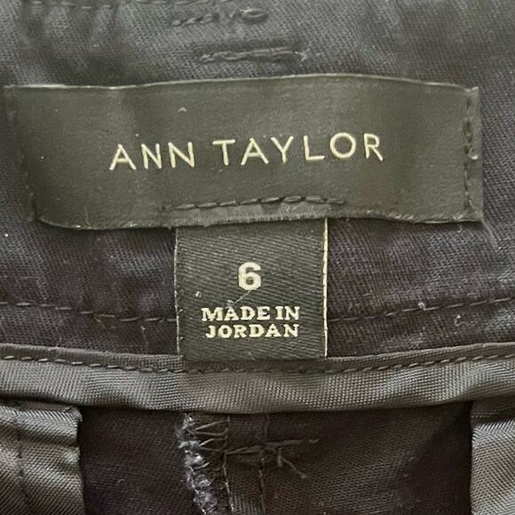 Ann Taylor Womens Shorts Size 6 Navy Devin Fit City Short Flat Front - Picture 6 of 7